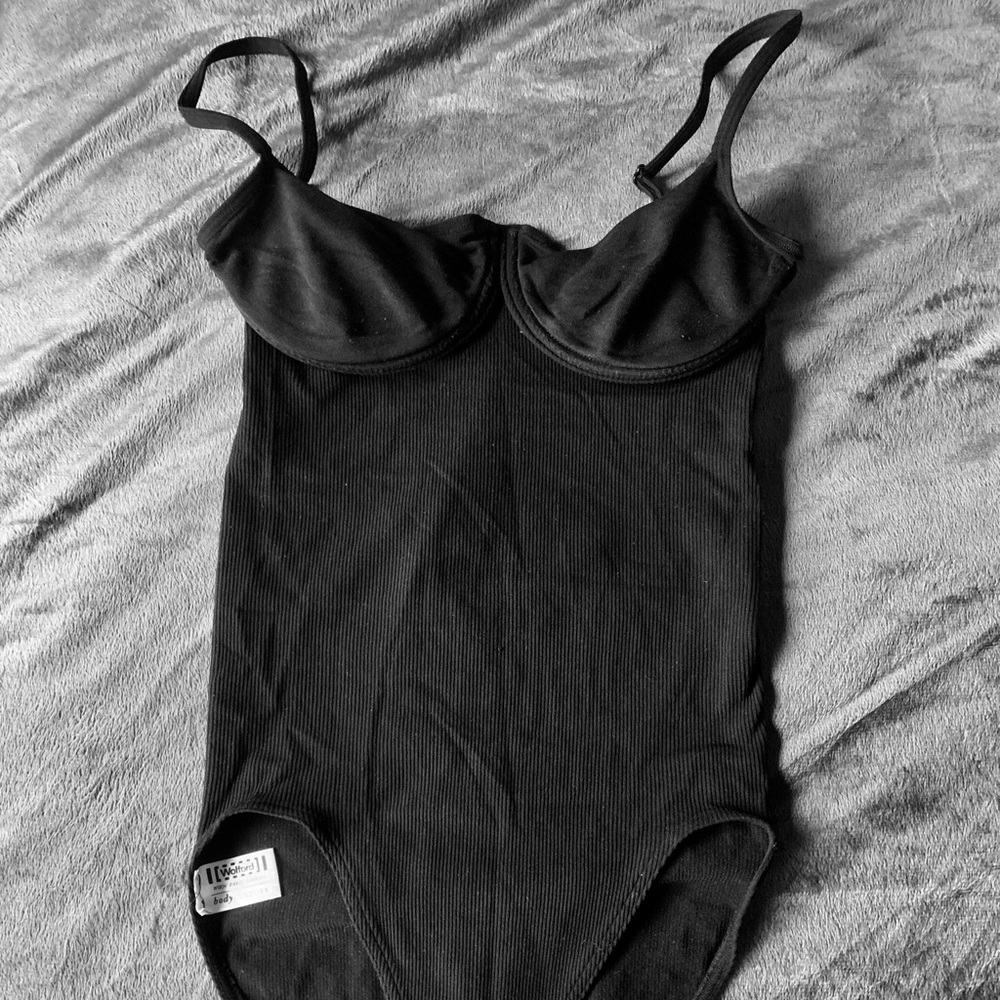 Wolford Body Culture Ribbed Bodysuit Size M A cup